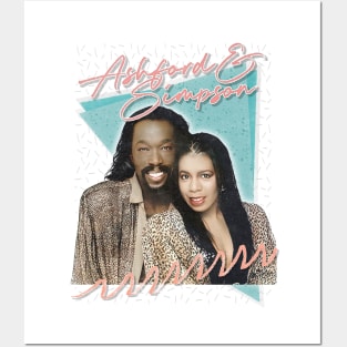 Ashford & Simpson / 80s Retro Soul Fan Design Posters and Art